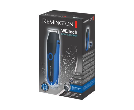 Remington Body Trimmer BHT6256 WETech Cordless Wet & Dry Number of length steps 5 Blue/Black