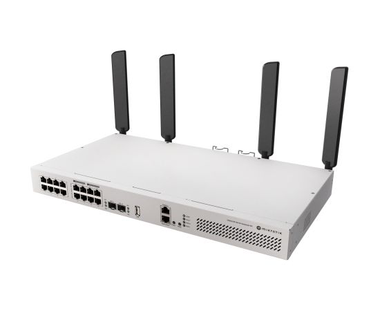 MikroTik Cloud Router Switch with RouterOS L5 Rackmount Case CRS418-8P-8G-2S+5axQ2axQ-RM