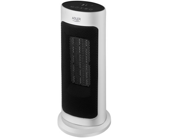 Adler Tower Fan Heater with Timer AD 7738 Ceramic 2000 W Number of power levels 2 Suitable for rooms up to 25 m² White