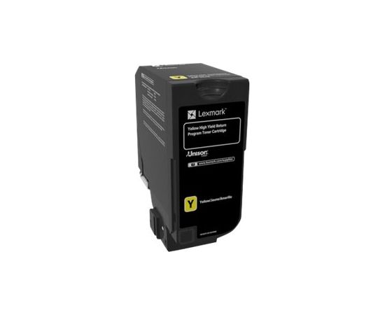 Lexmark Genuine High Capacity Yellow Return Programme 84C2HY0 Toner Cartridge Lexmark Yellow