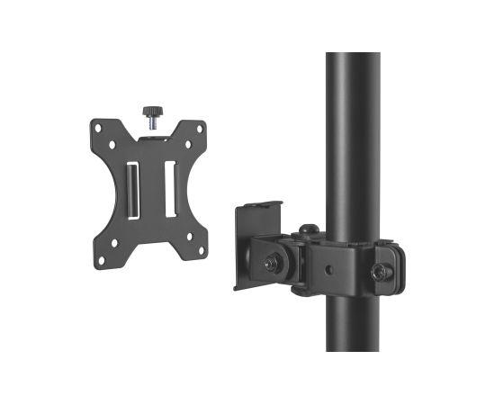 Digitus Desk Mount | DA-90438 | Adjustable Height, Rotate, Tilt, Swivel | 17-32 " | Maximum weight (capacity) 2x8 kg | Black TV un monitoru stiprinājumi, kronšteini