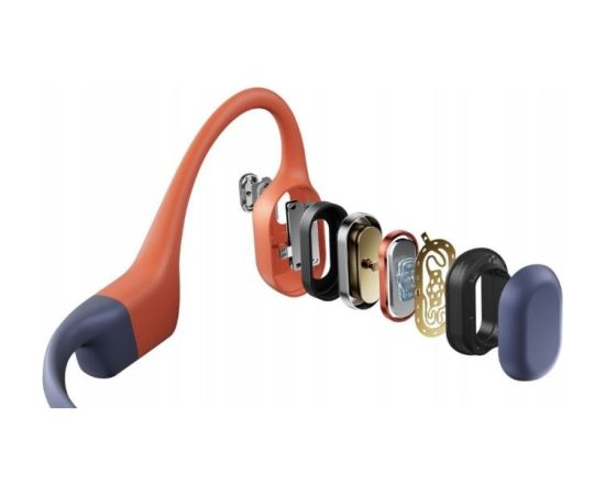 Słuchawki bezprzewodowe kostne Shokz  OpenSwim Pro Red Austiņas