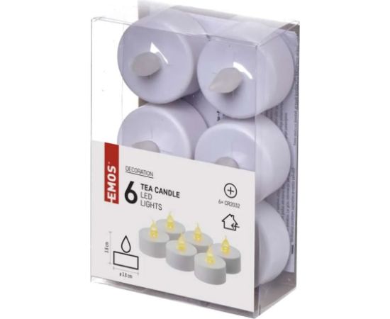 Emos 6LED KOMPLEKTS AR TĒJAS MIRGOŠANU VNT