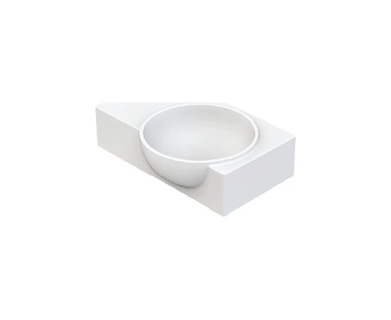 Balteco izlietne NU40, 400x270 mm, labā puse, balta Xonyx Vannas istabas izlietnes