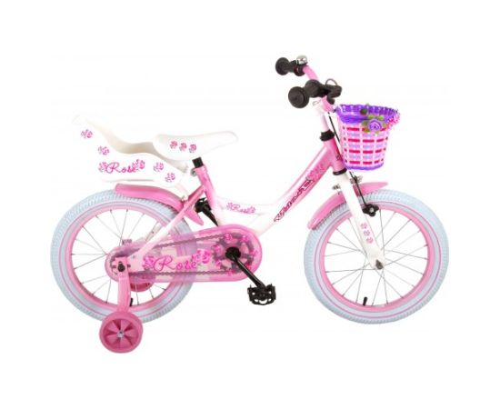 Volare Bērnu velosipēds 16 collas Rose (SALIKTS) (rokas un kājas bremze, uz 95% salikts) (4-6 gadiem) VOL81611SAL Trīsriteņi un skrejmašīna