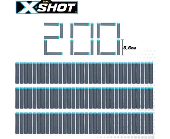 Поролоновые пульки 200 шт. X-Shot  ZURU CB46926