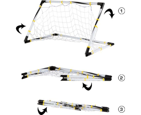 Futbola vārti salokāmi 100X70X70 cm CB Sport 3+ CB43690