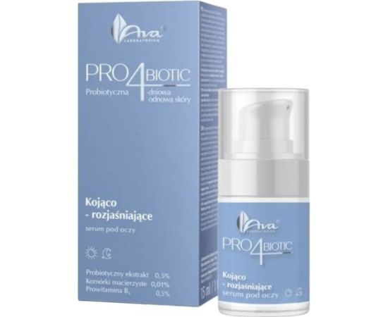 AVA LABORATORIUM Pro4biotic kojąco-rozjaśniające serum pod oczy 15ml