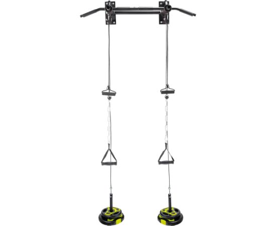 Wall-Mounted Pull-Up Bar w/ Pulleys inSPORTline RK180 (without adapter) Atspiešanās rokturi
