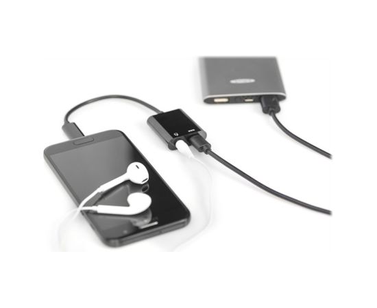 Digitus | USB Type-C adapter/Converter, Type-C to USB Type-C with 3.5mm stereo | AK-300400-002-S