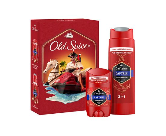 Old Spice Captain Gift Set - Dárková sada Smaržas - NESAKĀRTOTS