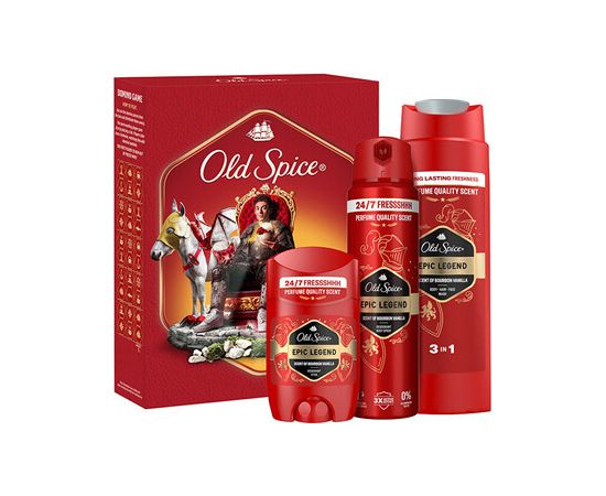 Old Spice Epig Legend Set - Dárková sada s dominem Smaržas - NESAKĀRTOTS