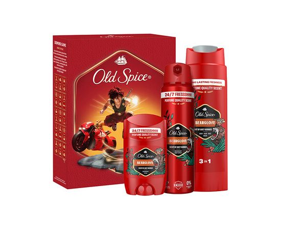 Old Spice BearGlove Set - Dárková sada s dominem Smaržas - NESAKĀRTOTS