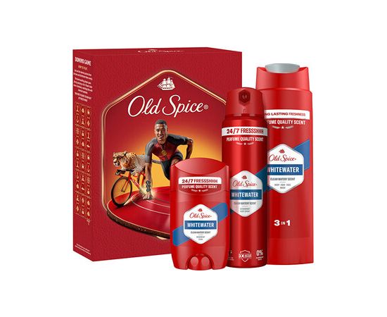 Old Spice WhiteWater Gift Set - Dárková sada s dominem Smaržas - NESAKĀRTOTS