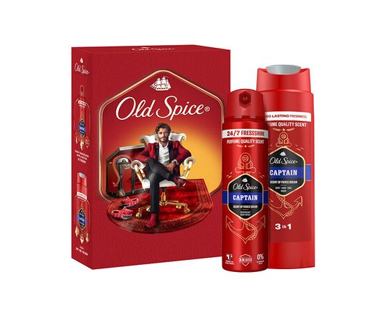 Old Spice Captain Gift Set - Dárková sada Smaržas - NESAKĀRTOTS