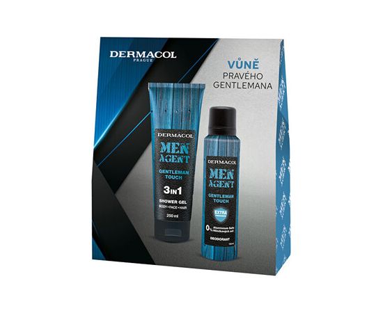 Dermacol Men Agent Gentleman Touch Set - Dárková sada Smaržas - NESAKĀRTOTS