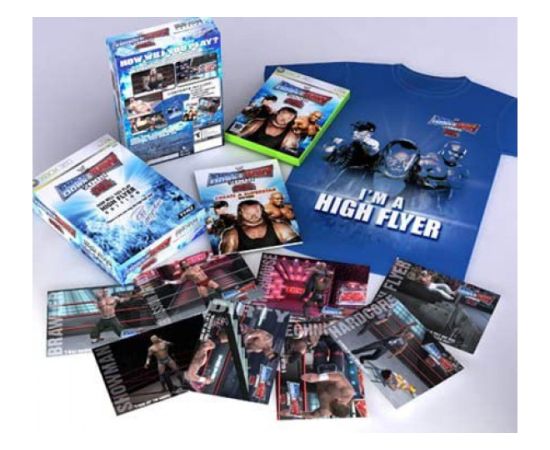 WWE Smackdown vs Raw 2008 (High Flyer Edition) Xbox 360 video spēle Игры для Xbox