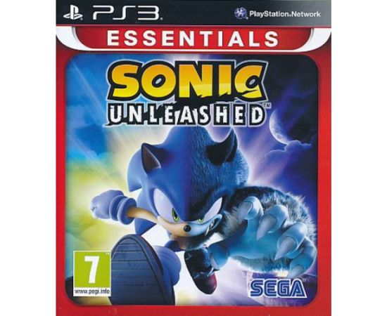 Sonic Unleashed Playstation 3 (PS3) video spēle Игры для PS4 