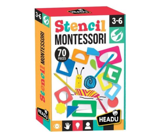 Headu Στένσιλ Μοντεσσορι (50.52293) Interaktīvās rotaļlietas