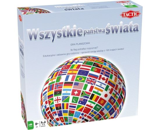 Tactic Gra wszystkie państwa Świata Galda spēles