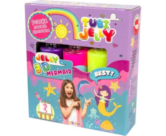 Tuban Zestaw tubi jelly 3 kolory - syrenka Interaktīvās rotaļlietas