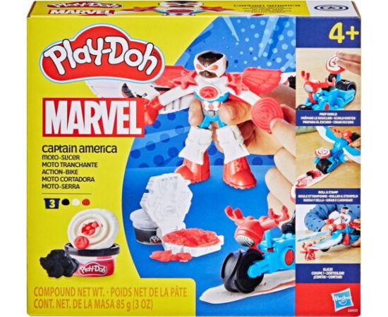 Hasbro Play-Doh Marvel: Captain America - Moto-Slicer (G0555) интерактивные игрушки