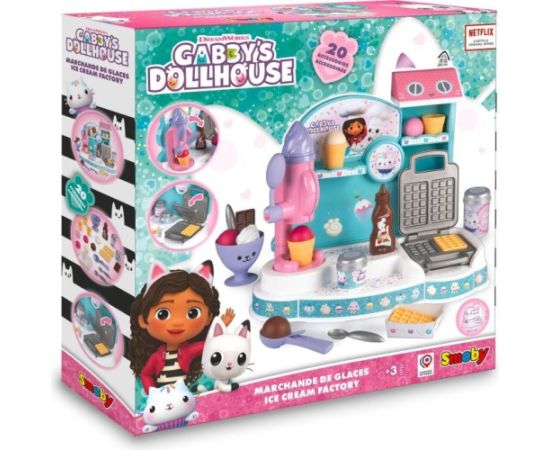 Smoby Zestaw kuchenny koci domek gabi lodziarnia Interaktīvās rotaļlietas