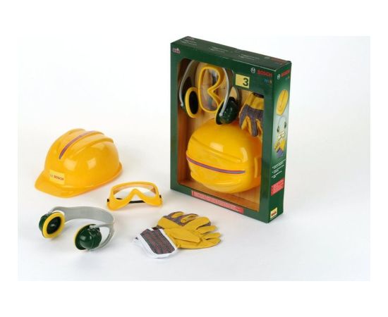 Klein Bosch akcesoria 4 sztuki z kaskiem интерактивные игрушки