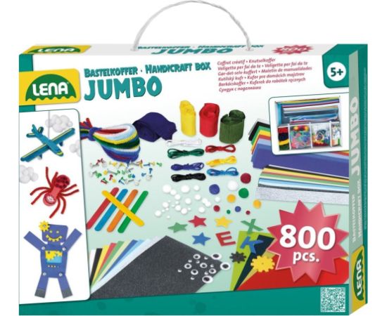Lena Zestaw kreatywny robótki ręczne 800 elementów интерактивные игрушки