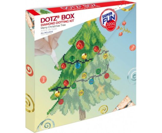 Dante Zestaw diamond dotz wesołego drzewka bożonarodzeniowego Interaktīvās rotaļlietas