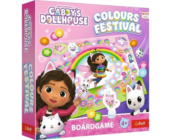 Trefl Gra colours festival koci domek gabi (gabbys dollhouse) Galda spēles