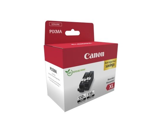 Canon PGI-550XL PGBK (6431B010) Ink Cartridge Multipack, Black