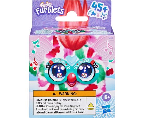 FURBY Interaktīva plīša rotaļlieta Furblet Pep Mint, 5 cm