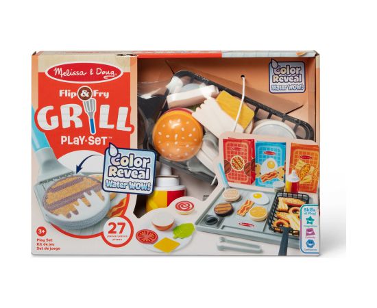 MELISSA & DOUG Water Wow! rotaļu komplekts – Grils Radošās rotaļlietas