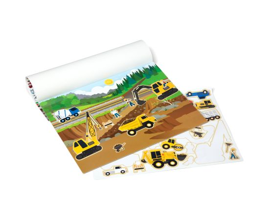 MELISSA & DOUG Atkārtoti lietojamo uzlīmju komplekts – Transportlīdzekļi