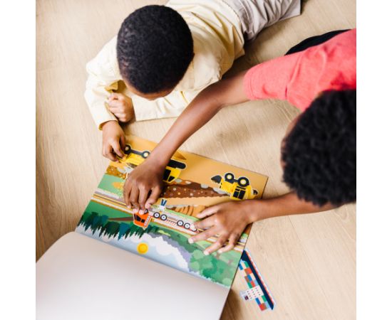 MELISSA & DOUG Atkārtoti lietojamo uzlīmju komplekts – Transportlīdzekļi