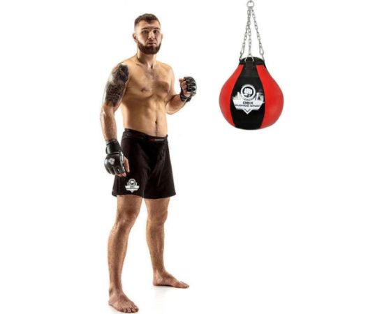 15 kg - SK15 Boksa bumbieris - melns - sarkans - RED Боксерская экипировка