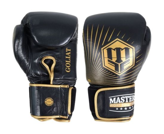 MASTERS GOLIAT ādas boksa cimdi 14 unces - RBT-14G (JAUNS) Boksa inventārs