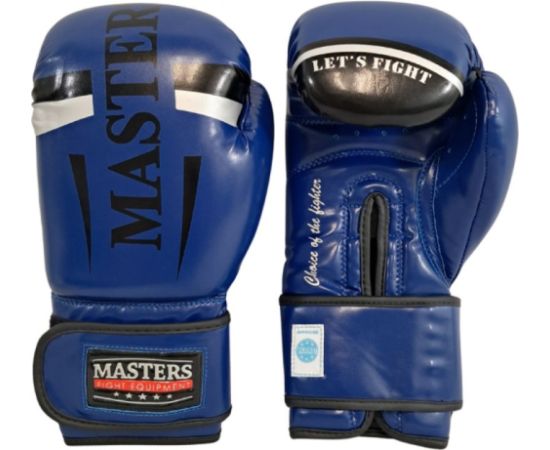 MASTERS RPU-FT boksa cimdi (WAKO apstiprināti) - niebieski Boksa inventārs