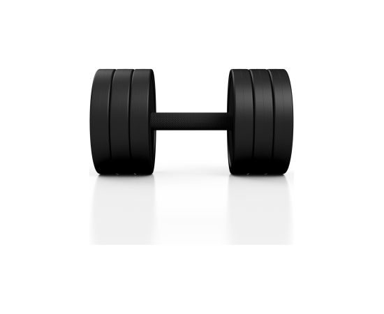 Gumijota hantele 1 gab. 25 kg black - Marbo Sport Hanteles  un  komplekti 