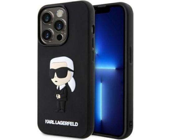 Karl Lagerfeld KLHCP14X3DRKINK Aizmugurējais Apvalks Priekš Apple iPhone 14 Pro Max Neoriģinālie Maciņi