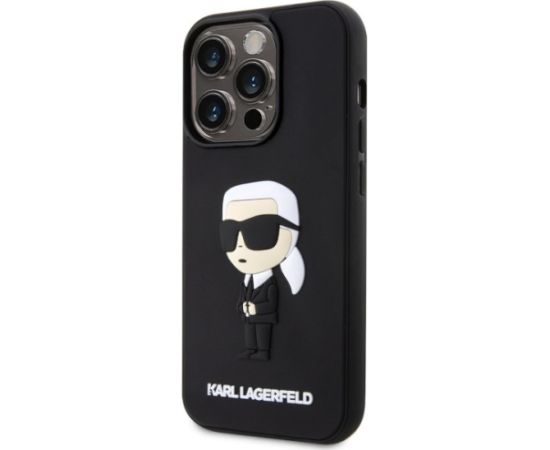 Karl Lagerfeld KLHCP14X3DRKINK Aizmugurējais Apvalks Priekš Apple iPhone 14 Pro Max Neoriģinālie Maciņi