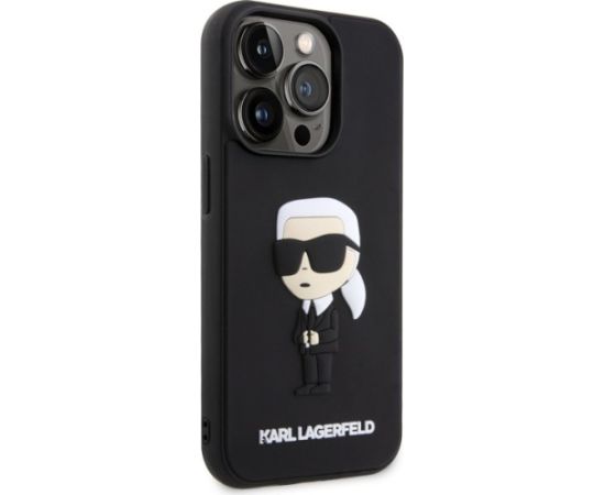 Karl Lagerfeld KLHCP14X3DRKINK Aizmugurējais Apvalks Priekš Apple iPhone 14 Pro Max Neoriģinālie Maciņi