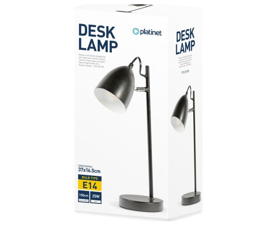 Platinet PTL2537B Настольная лампа Металл / 25W / E14 / 220V