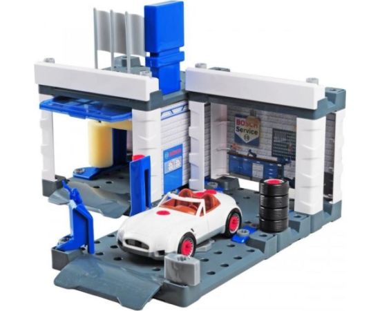 Klein Stacja obsługi bosch z myjnią i samochodem Interaktīvās rotaļlietas