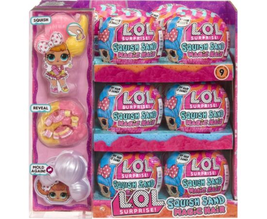 MGA L.o.l. piasek kinetyczny tots display 12 sztuk Interaktīvās rotaļlietas