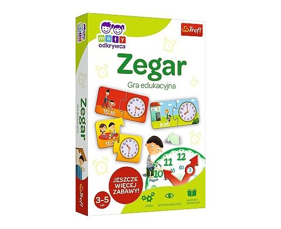 Trefl Gra zegar abc malucha Galda spēles