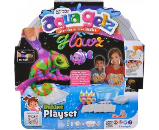 Simba Aqua gelz zestaw deluxe Świecący w ciemnościach интерактивные игрушки