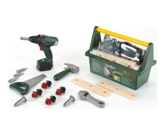 Klein Skrzynka narzędziowa bosch ii z wiertarką Interaktīvās rotaļlietas
