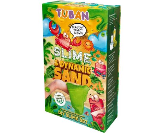 Tuban Zestaw diy slime i piasek dynamiczny xl Interaktīvās rotaļlietas